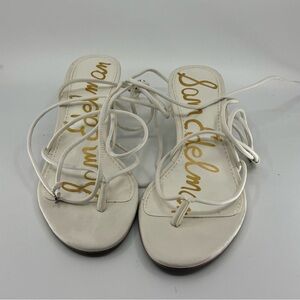 Sam Edelman Cream Strappy Sandals